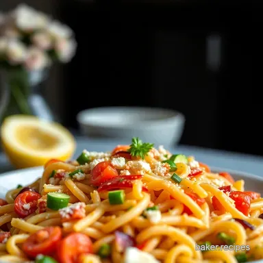 Rainbow Rotini: My Go-To Easy Pasta Salad Recipe! Recipe Card