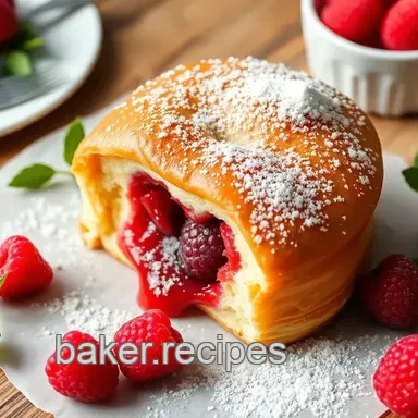 Bake Raspberry Danish with Raspberry Filling