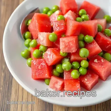 How to Make Easy Quick Snap Pea Watermelon Salad Recipe: 5 Delicious Twists Recipe Card