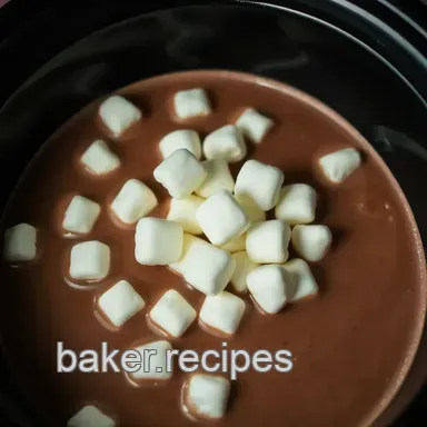 Irresistibly Creamy Crockpot Hot Chocolate for Cozy Nights Recipe Card