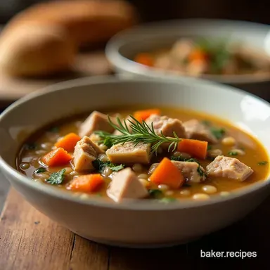 The Ultimate Hearty Turkey and Barley Soup Recipe Recipe Card