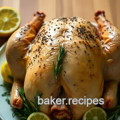 Roast Chicken Perfection! My Lemon & Herb Family Favorite Recipe Card