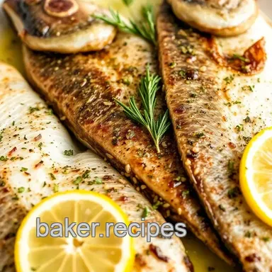 Roasted Bronzini with Fresh Herbs & Lemon Recipe Card