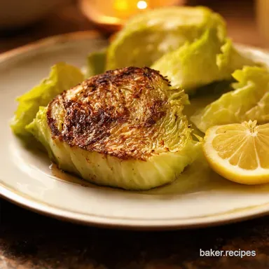 Roasted Cabbage Steaks My GoTo LemonHerb Recipe Recipe Card