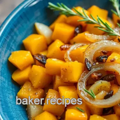 Roasted Onion Squash Sweet & Savory Delight