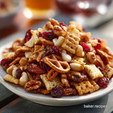 Santas Christmas Snack Mix in 20 Minutes Recipe Card