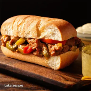 Sausage and Peppers Hoagie Little Italy at Home