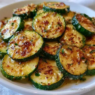 Saut&eacute;ed Zucchini with Garlic in 15 Min