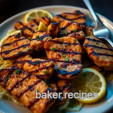 Easy Savory Grilled Chicken Strips: My Family's Favorite Recipe Recipe Card