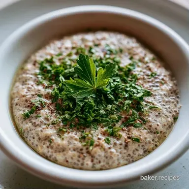 Savory Chia Pudding for Meal Prep Recipe Card