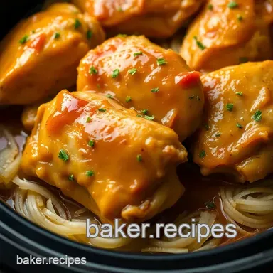 Easy Savory Honey Garlic Chicken Thighs: My Favourite Crock Pot Recipe Recipe Card