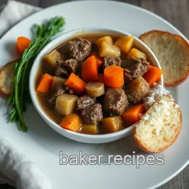 Easy & Hearty Beef Stew Instapot: My Family's Favourite Recipe Recipe Card