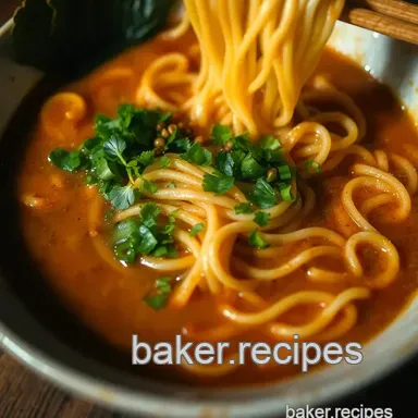 Easy Miso Ramen Recipe: Dive into My Savory, Soul-Warming Bowl Recipe Card