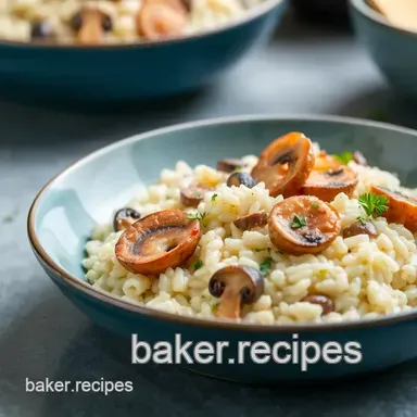 Seafood Mushroom: The Ultimate Creamy Risotto Recipe to Impress! Recipe Card
