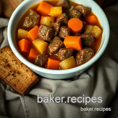 My Family-Favorite Best Recipe for Slow Cooker Beef Stew Recipe Card
