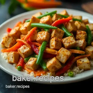 Simple & Savory Tofu Stir Fry: A Flavorful Weeknight Fix Recipe Card