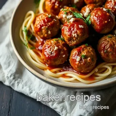 Easy & Savory Turkey Meatballs: My Family's Favorite Herb-Glazed Recipe Recipe Card
