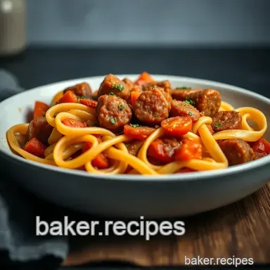 Comforting Italian Sausage Meals: Savoury Ragu with Pappardelle Recipe Card