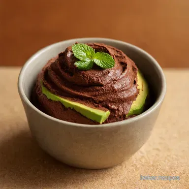 Secretly Healthy avocado chocolate mousse Shhh Recipe Card