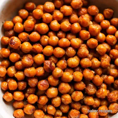 Seriously Addictive Roasted Chickpeas Recipe Crispy Recipe Card