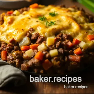 Shepherd's Pie with Cheddar: A Cracking Ground Beef Meal Recipe Card
