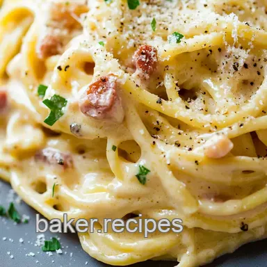 Silky Smooth Carbonara Recipe: The Real Roman Deal! Recipe Card