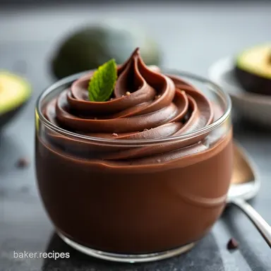 Silky Sugar Free Chocolate Avocado Mousse - Easy Recipe! Recipe Card