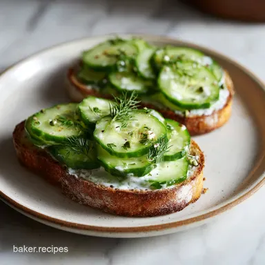 Cucumber Sandwich Recipe: 20 Minute British Appetizer Recipe Card