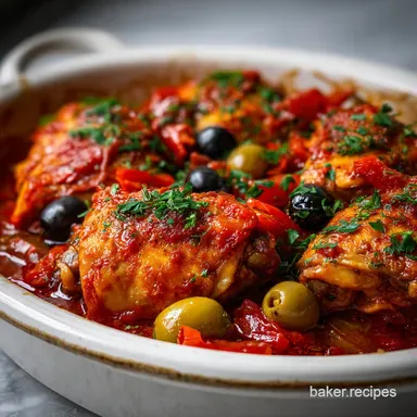 Slow Cooker Chicken Cacciatore with Potatoes