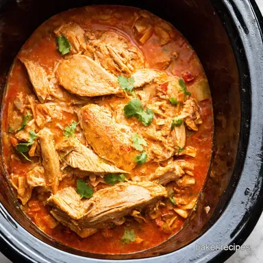 Fiesta Time Slow Cooker Chicken Tinga Top 10 Easy Recipes Recipe Card