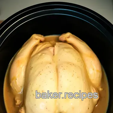 Easy Slow Cooker Chicken Recipe: Creamy & Comforting! Recipe Card