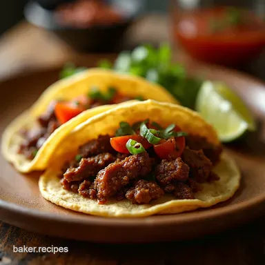 Forget Flabby Shells The Ultimate SlowBraised Crispy Beef Tacos Recipe Card