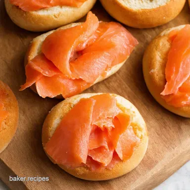 Smoked Salmon Bagel Board Easy Brunch Recipe Recipe Card