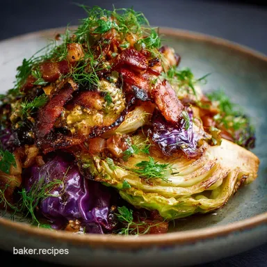 The Great British Braise Smoky Bacon and Mustard Cabbage Recipes Recipe Card