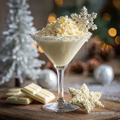 Snowflake Martini Ready in 5 Minutes