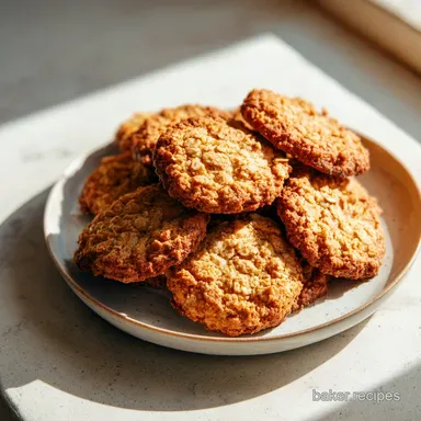 Soft and Chewy Oatmeal Scotchies with Brown Butter Recipe Card