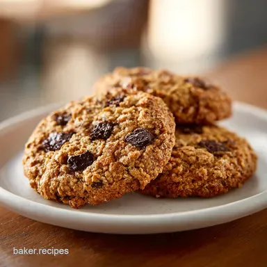 Soft Chewy Oatmeal Chocolate Chip Cookies in 20 Minutes