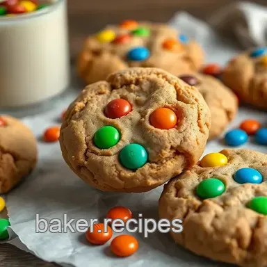 How to Bake Peanut Butter M&amp M Cookies | Soft &amp Chewy: A Sweet Classic!