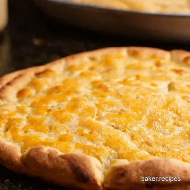 Speedy Cheesy Garlic Flatbread Easy Recipe Recipe Card