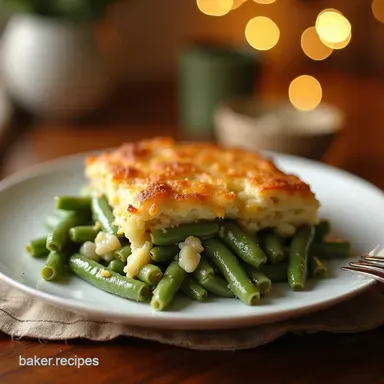 Green Bean Casserole Easy My Speedy Holiday Hero Recipe Card