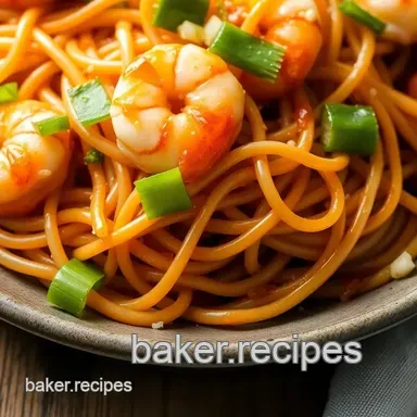 Speedy Shrimp Lo Mein: Better Than Takeout! Recipe Card