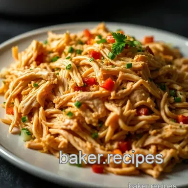 Speedy Southwestern Shredded Chicken: Your New Go-To! Recipe Card