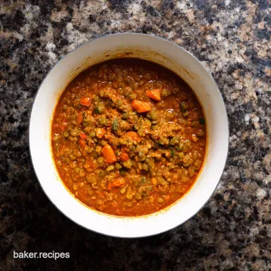 Speedy Spiced Instant Pot Lentil Curry Ready in a Flash Recipe Card