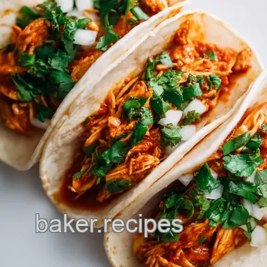Easy Instant Pot Chicken Tacos: Weeknight Fiesta! Recipe Card