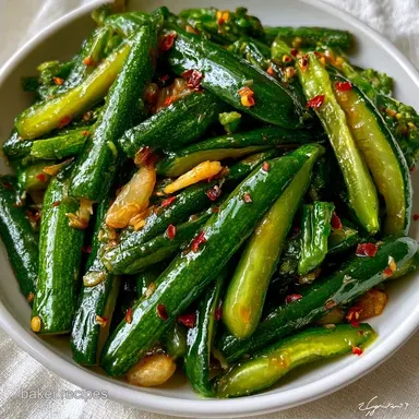 Spicy Garlic Saut&eacute;ed Zucchini in 15 Min