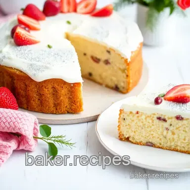 How to Bake Vanilla Cake with Festive Fruits: Ultimate Deliciousness! Recipe Card