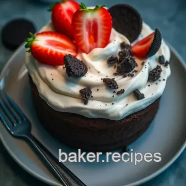 Strawberry Oreo Dream Cake: An Easy Cookies & Cream Delight! Recipe Card