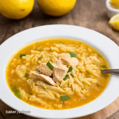 Sunshine Lemon Chicken Orzo Soup Ready in Under an Hour Recipe Card