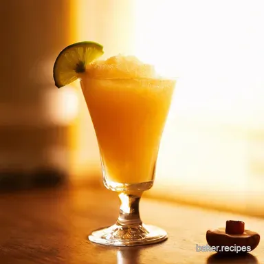 Sunshine in a Glass Frozen Daiquiri Cocktail Bliss Recipe Card