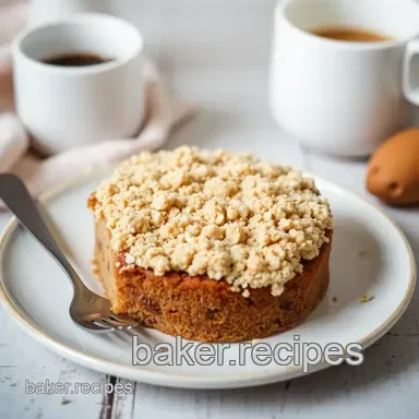 Easy & Irresistible Bake Coffee Cake with Amazing Crumb Topping Recipe Card